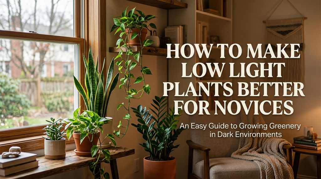 How to Make Low Light Plants Better for Novices: An Easy Guide to Growing Greenery in Dark Environments