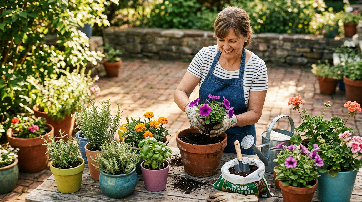 A Simple, Step-by-Step Guide to Fixing Container Gardens for Beginners