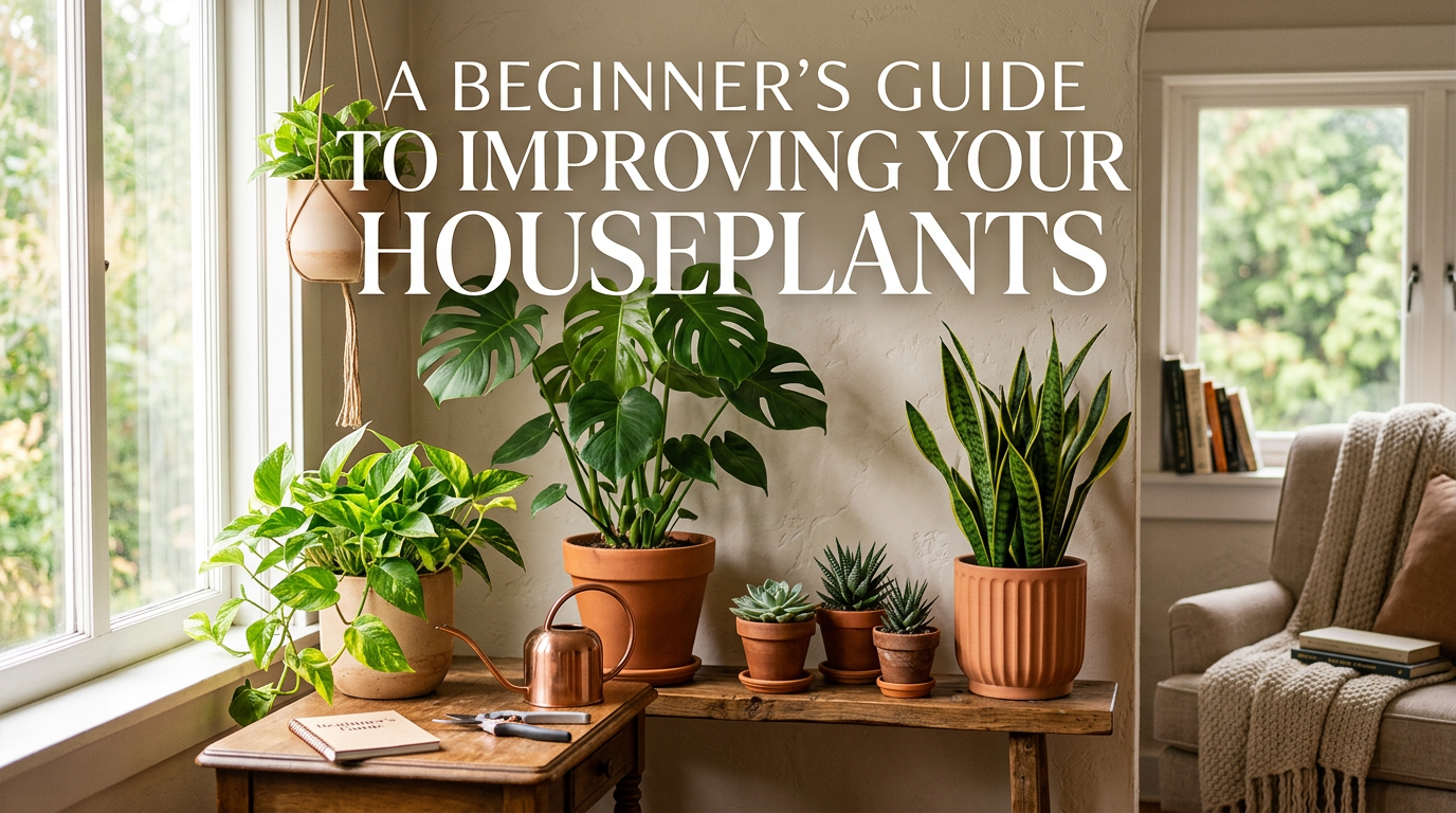 A Beginner's Guide to Improving Your Houseplants
